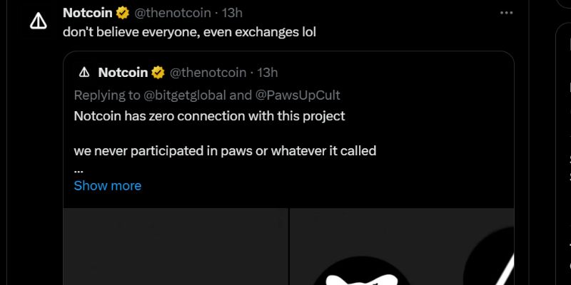 Notcoin Exposes Bitget